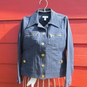 Charter Club Navy Blue Jacket Petite